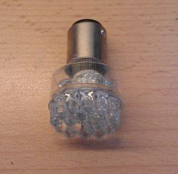 Led rovka 12V BAY15D 24 led bl